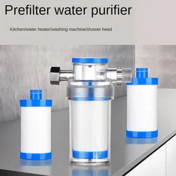 Household Faucet Pre-Filter Water Filter Cartridge Replaceable for Washing Machines Shower Kitchen Bathroom Water Heater Toilet