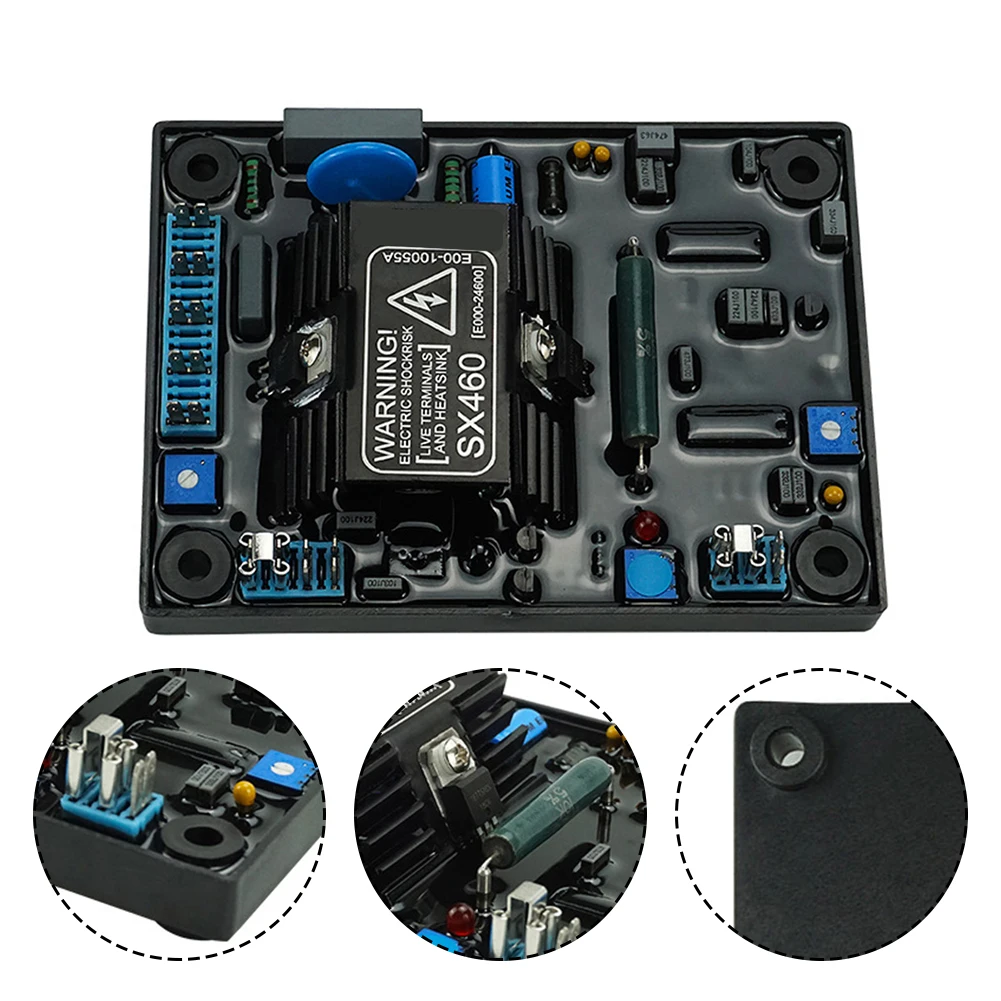 

1pcs Reliable Generator Automatic Voltage Regulator With AVR SX460 Loss Detection Low Generator Replacement Accessories