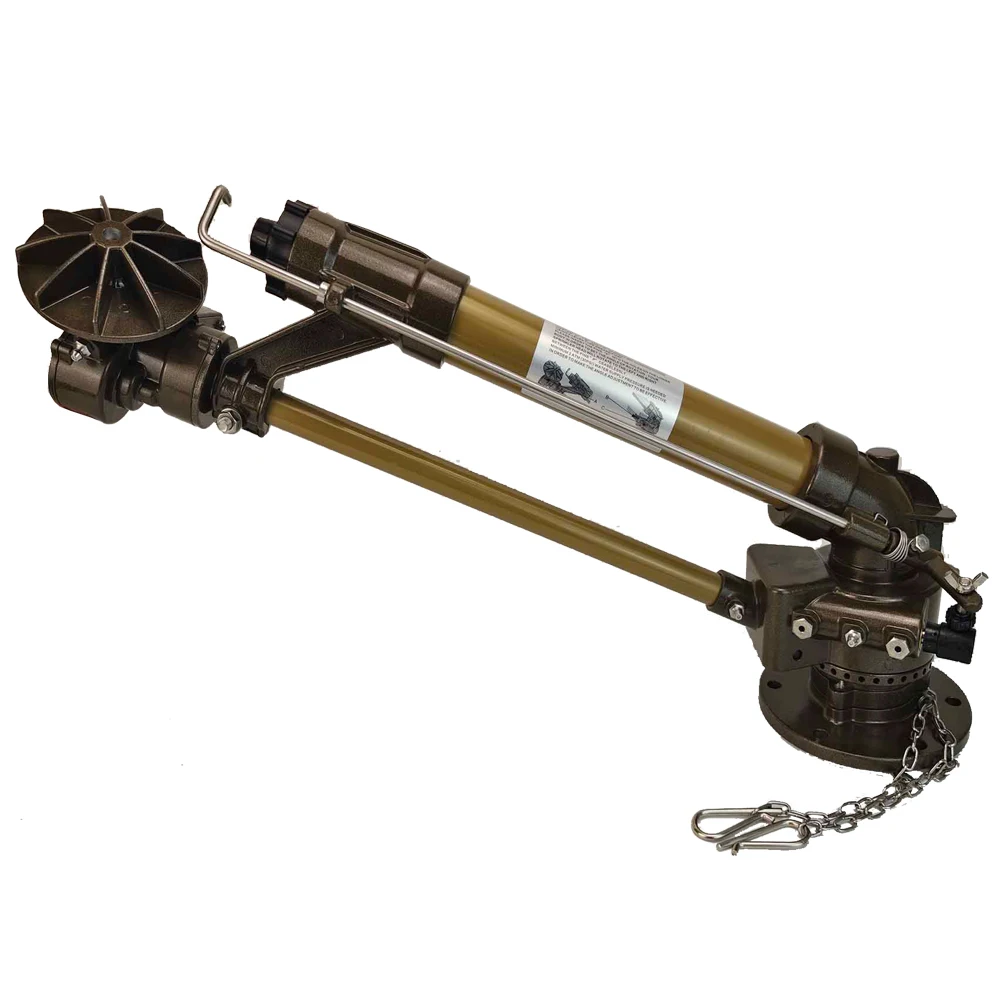 Factory 360 Gear Drive Aluminum Alloy Sprinkler Irrigation System 53m Radius 2-7 Bar Working Pressure 6-65 M/H