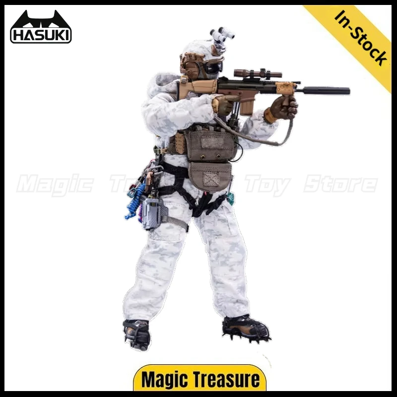 

【В наличии】Оригинальная фигурка LYNXPULSE HASUKI SALVO Series SA-03 Snow Mountain Ghost, масштаб 1/12, подвижная, коллекционная, подарочная, декоративная