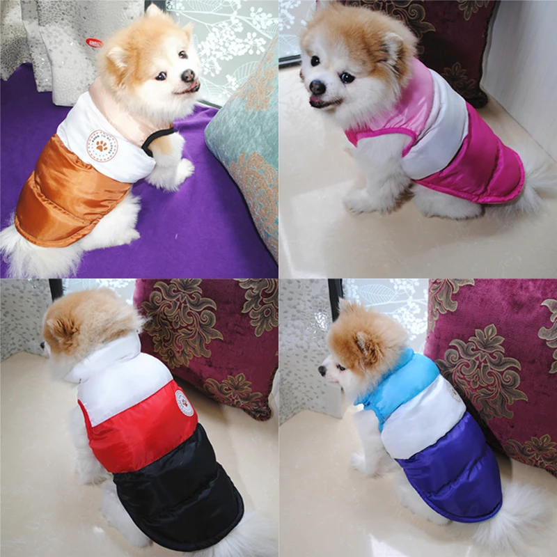 Puppy Clothes for Small Medium Dogs Vest Coat Winter Warm Pet Costume Dog Outfits French Bulldog Chihuahua Pug Pet Supplies