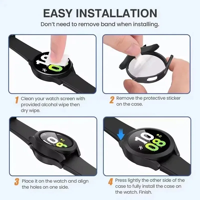 Vidrio templado HD + funda de PC para Garmin Forerunner 970 570 965 265 165 carcasa protectora de pantalla antiarañazos para Venu 3/Vivoactive 5