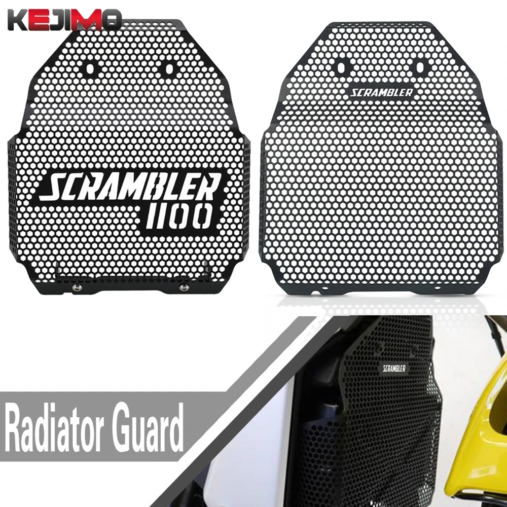 

Aluminum CNC FOR Ducati Scrambler 1100 Sport Scrambler1100 2018 - 2023 2024 Motorcycle Radiator Grille Guard oil cooler Cover