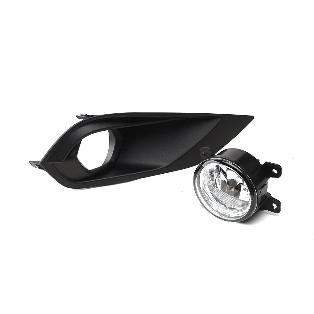 Car Fog Light Assembly For Isuzu MU-X 2021 Front Bumper Fog Lamp Set With Wiring Harness Switch Decorative Covers Driving Lamp