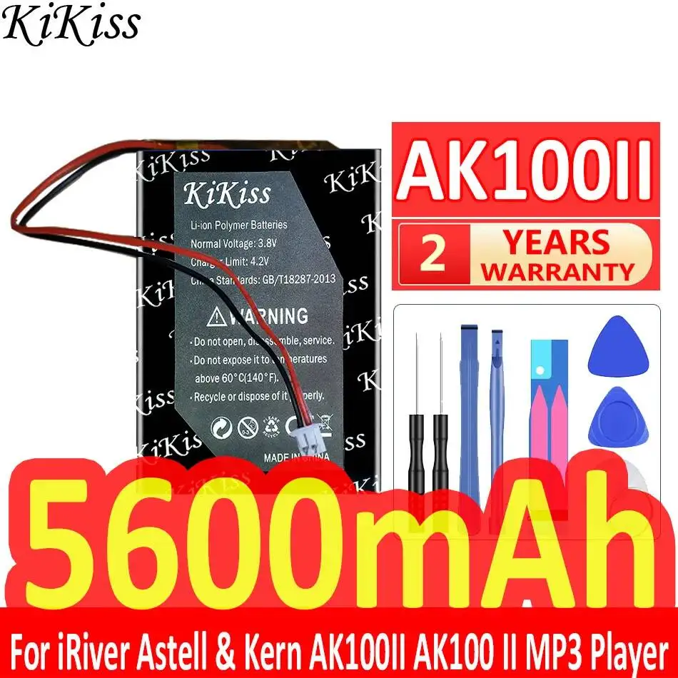 Player Battery Reliable Power Long Lasting 5600mAh For Iriver Astell & Kern AK100II AK100 II