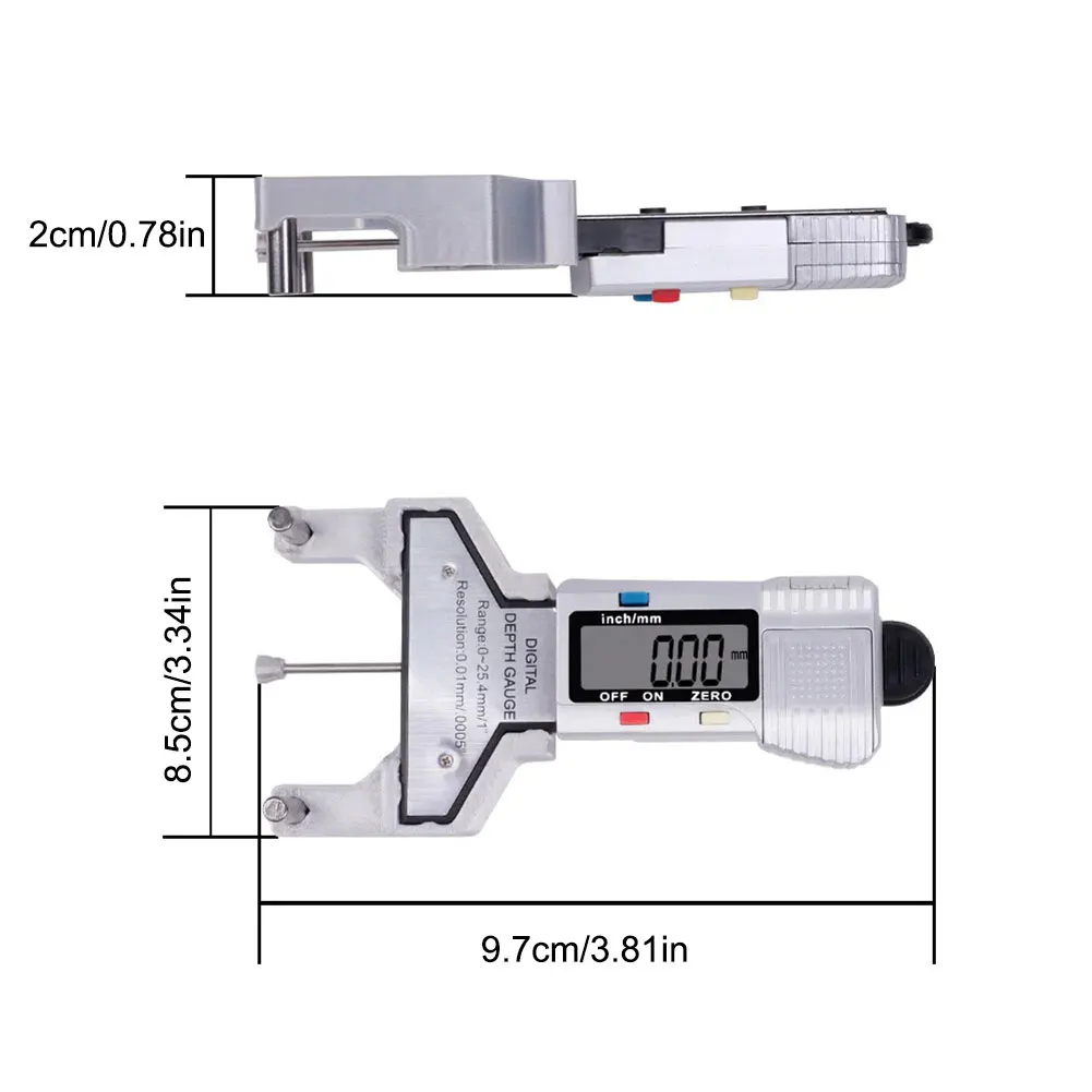 Tensiometro elastico per cintura Strumento di tensione per cintura ad alta precisione Tester di tensione per cintura per accessori per stampante 3D Voron