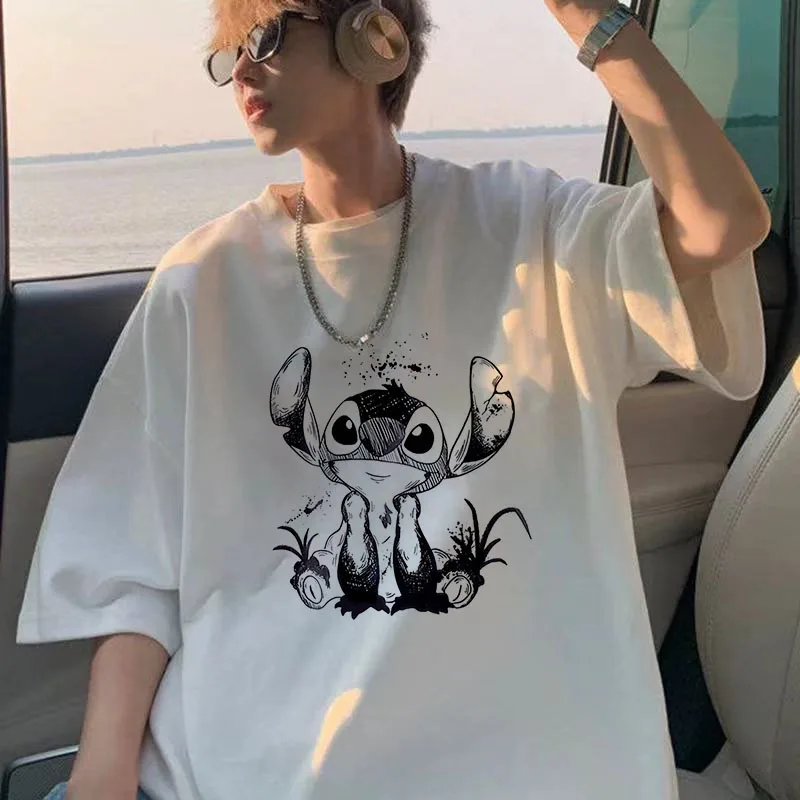Summer Thin round Ne ort Sve T-irt Men's Faion Loose Version Simple Matching Pure Color Ice Silk f Sve Top