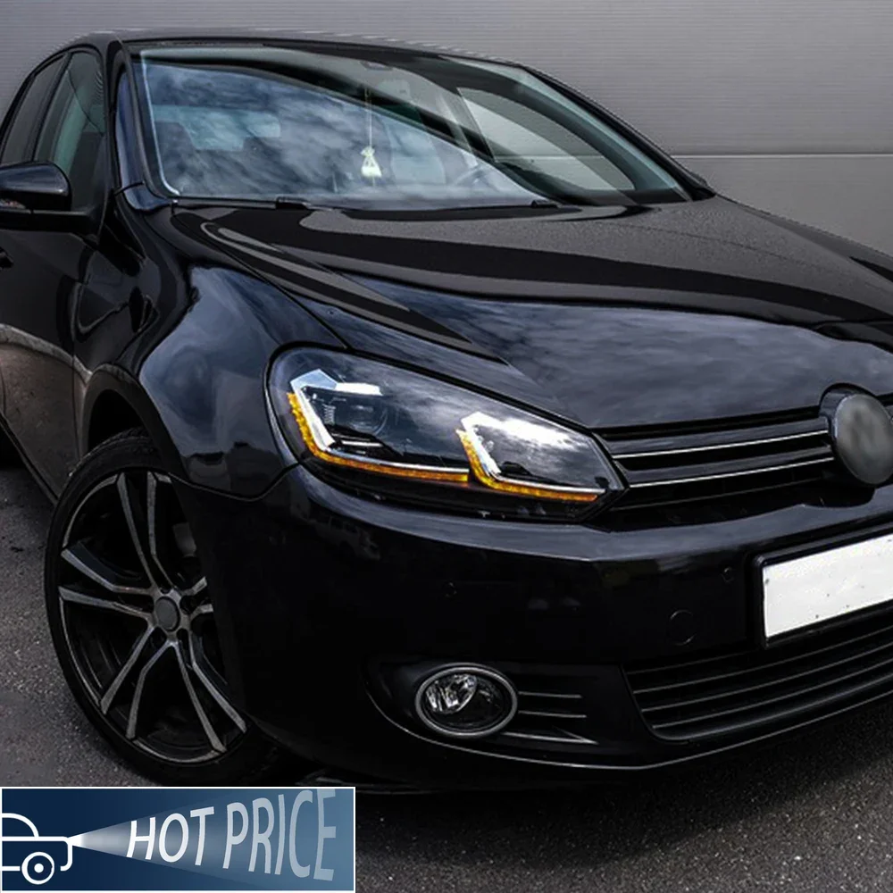 

Автомобильные передние фонари в сборе для VW Golf 6 MK6 2010-2012, обновление Golf 7,5 светодиодных автомобильных фар, проектор, передняя ближняя лампа, дальняя лампа