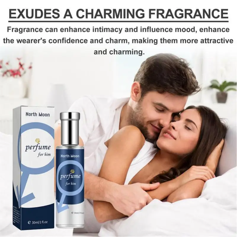 North Moon Charm parfum romantis, pewangi portabel pria dan wanita, tongkat parfum rumah tamasya 30ml 2 buah