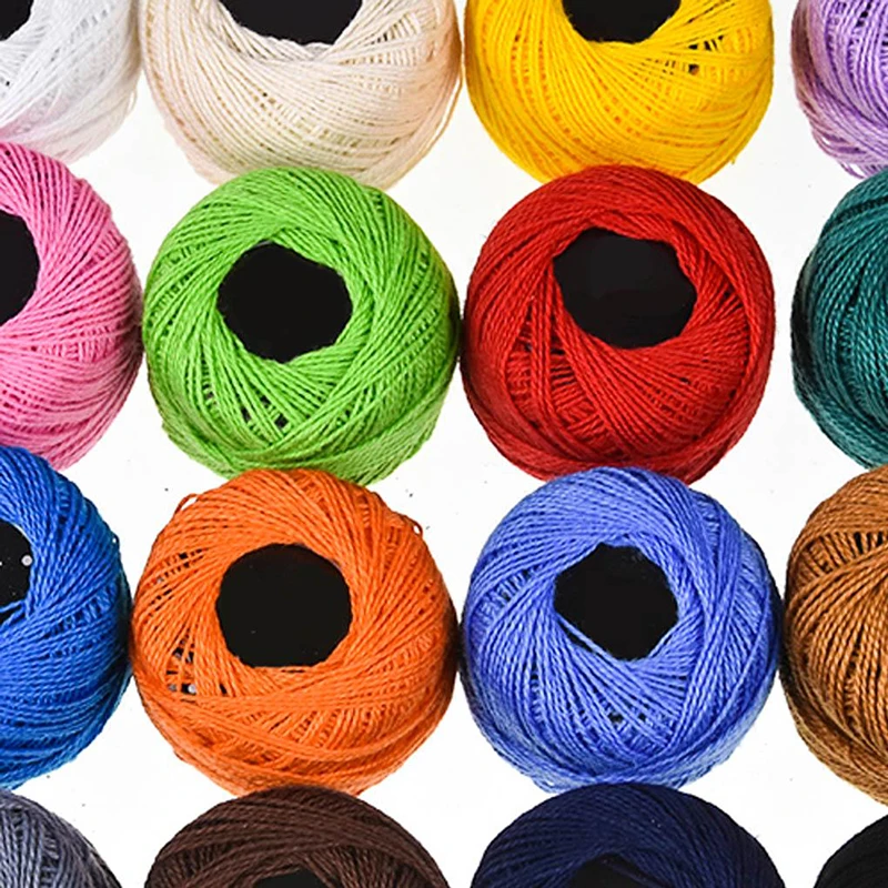 Cross Stitch Thread Embroidery Sewing Thread Diy Hand-Knitted Patch Thread Sewing Supplies Handcraft 16 Pcs