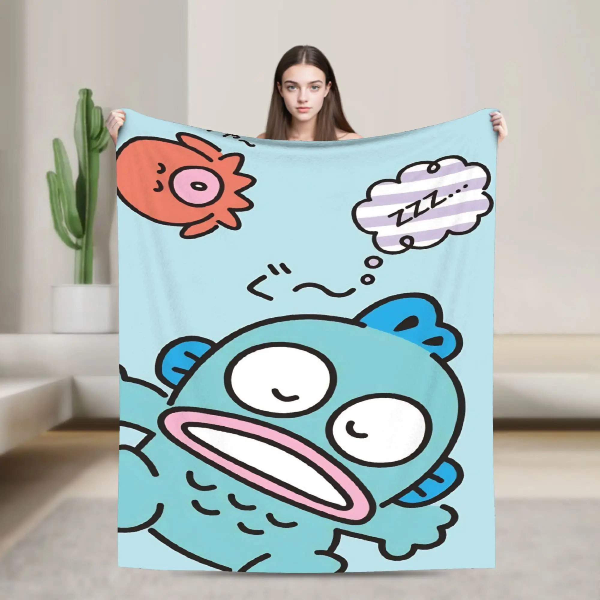 

Милые одеяла Hangyodon Octopus, шерстяные одеяла, летние персонализированные ультра-мягкие теплые покрывала с кондиционером