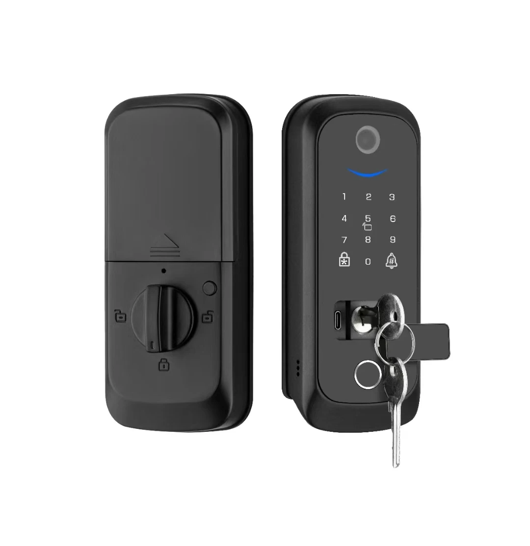 Camera Peephole Smart deadbolt door lock TTlock tuya wifi Fingerprint Code Alexa Google home Digital door lock