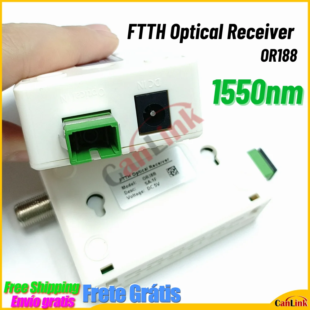 

New FTTH CATV Fiber Optical Receiver Communication Equipment 1550Nm Mini Active Node
