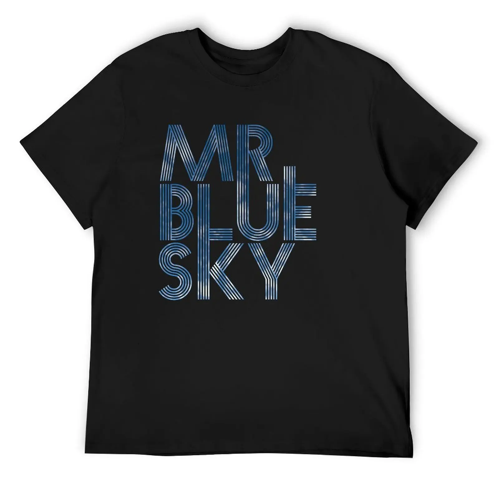 

Mr. Blue Sky T-Shirt sweat street wear designer shirts plus sizes men t shirts