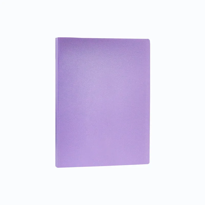 Classeur A4 avec 40 feuilles de pocommuniste d\'insertion, sac de rangement papier nickel é