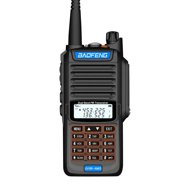 Baofeng UV9R AMG Two Way Radio Walkie Talkie Long Range Waterproof UV Dual Band Handheld Radio Sea Land Hotel Civilian Intercom