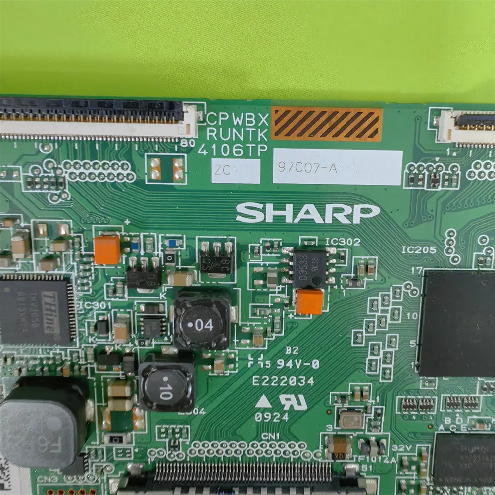 Cpwbx runtk 4106tp zc T-CONシャープテレビに適したロジックボードLCD-40E66A LCD-40Z66A