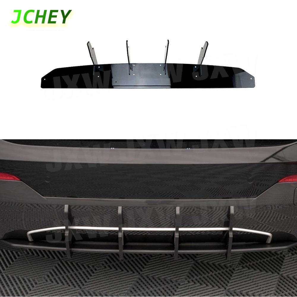

JCHEY Rear Bumper Diffuser Spoiler Canards Splitters Trims Car For BMW 4 Series G22 G23 Coupe 2021 + Car