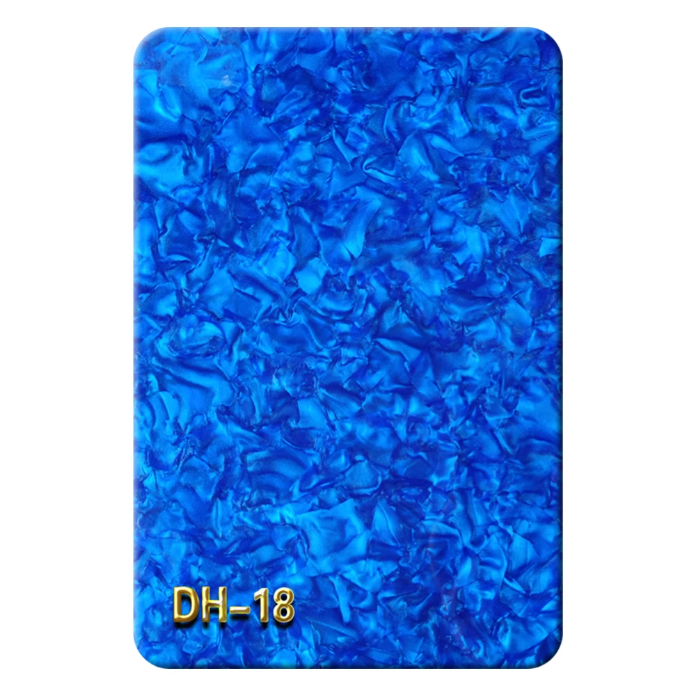 18/ Thick Blue Pearl Color Laminated Acrylic Sheet 8 x 12 inches for Making Acrylic Jewelry  Handmade Gifts and Creative Items
