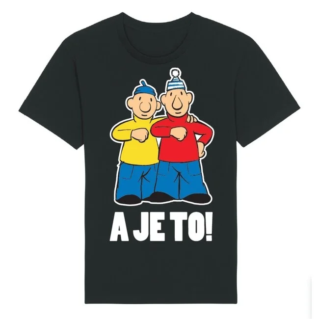 Pat & Mat A JE TO Anime T-shirt Men Women Cartoon Summer Cotton Y2K Clothing Fashion Breathable Short Sleeved Top Streetwear