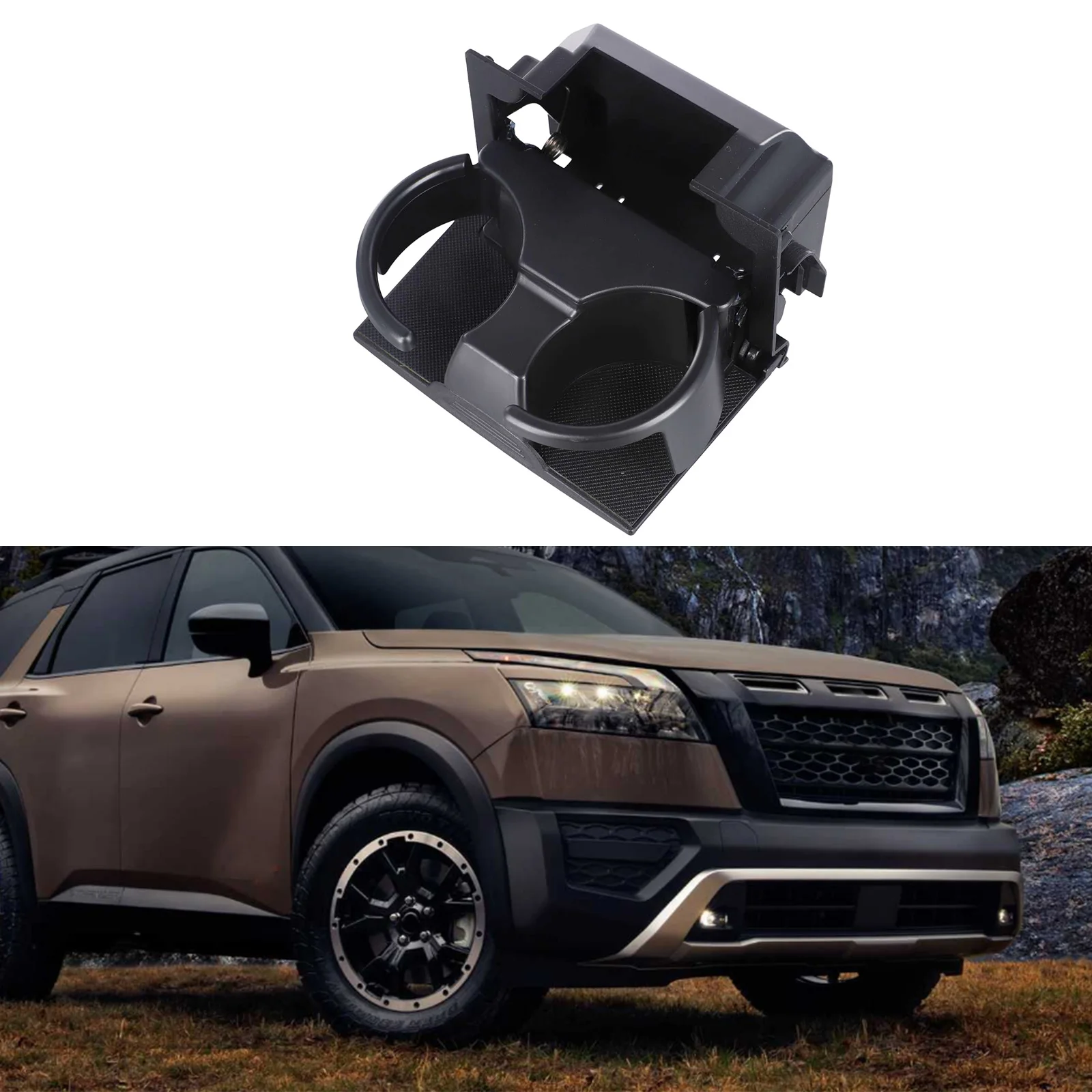 

Черный держатель для стаканов 96965-ZP00C из высококачественных материалов, прочный и долговечный, для замены сломанных или поврежденных деталей, черного цвета, для интерьера автомобиля.