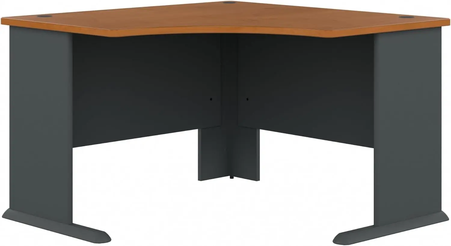 

Bush Business Furniture Series A Corner Desk, 48W, Natural Cherry and Slate