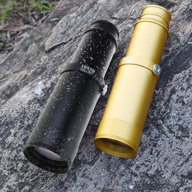Pirate Monocular for Kids & Adults Handheld 10x50 Portable Pirate Spyglass for Cruise Ship Travel Top Sale