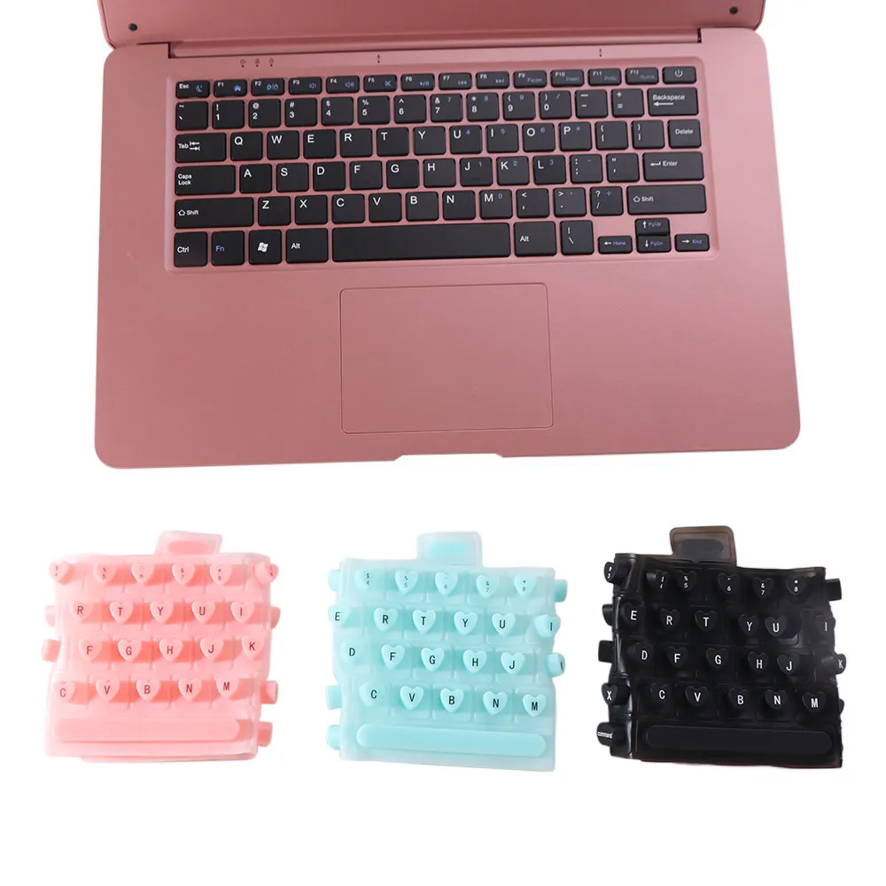 

Silicone Laptop Keyboard Film Easy Typing Press Keyboard Membrane Convenient Protects Manicure Keyboard Protector Cover