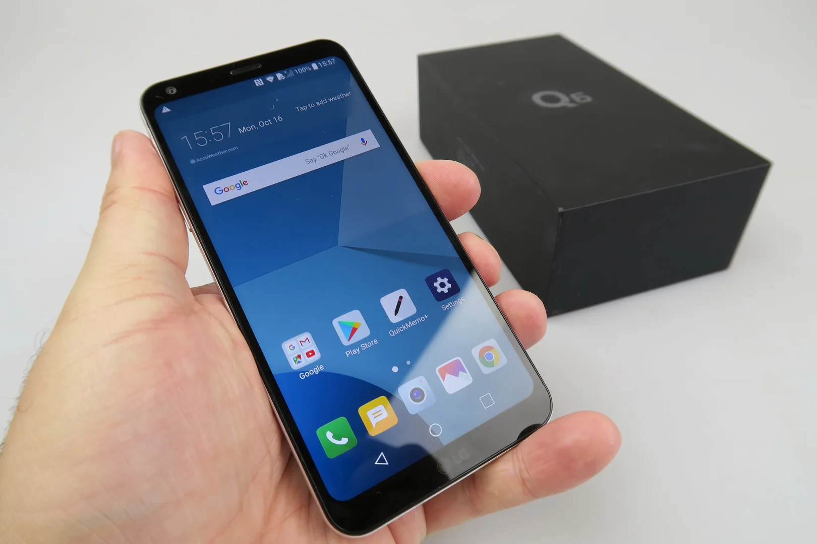 LG-Q6 Smartphone com tela sensível ao toque, telefone original, 2GB RAM, 32GB ROM, câmera de 13MP, GPS, WiFi, Bluetooth, impressão digital, 5,3"