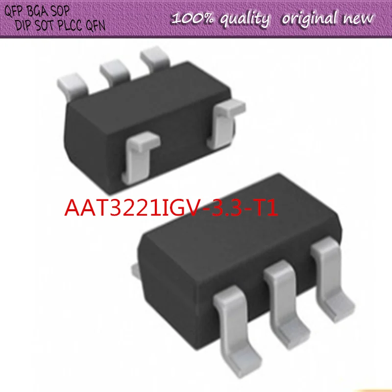NEW     50PCS/LOT  AAT3221IGV-3.3-T1 AAT3221IGV-3.3  AAT3221IGV AAT3221 SOT23-5