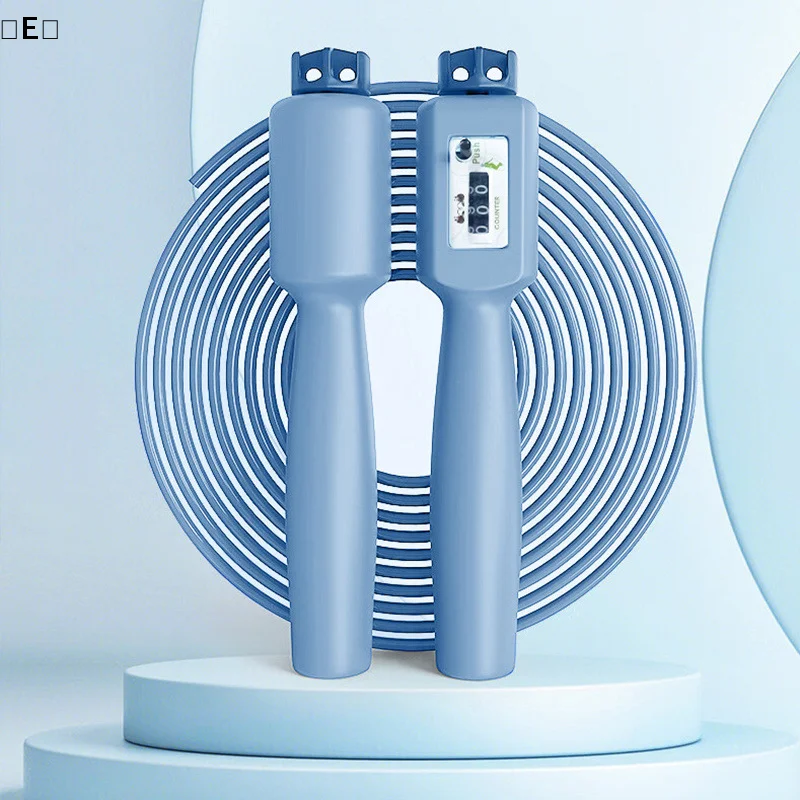 〔E〕2.8M Mechanical Counting Skipping Rope Smart Aerobic Adjustable Length For Adults Children Exercise Fitness Training〔Winter5〕