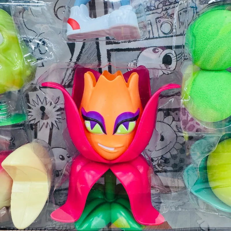 النباتات مقابل الكسالى 2 عباد الشمس لهب زهرة الملكة كريستال الأوركيد لعبة عمل أرقام نموذج الكسالى مجموعات الالعاب لعبة المشهد طفل هدية