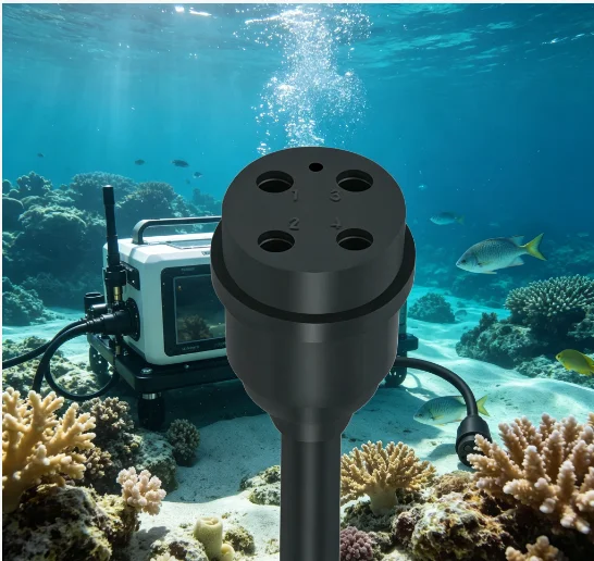 

HPIL4F Subsea Cable Connectors ROV 4 Core Bulkhead Waterproof Socket Diving Plug Subconn Underwater Connector
