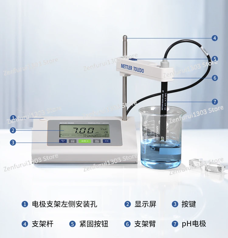 PH Meter FE28 Acidity Meter Laboratory Desktop PH Water Quality Detector LE438 Composite Electrode