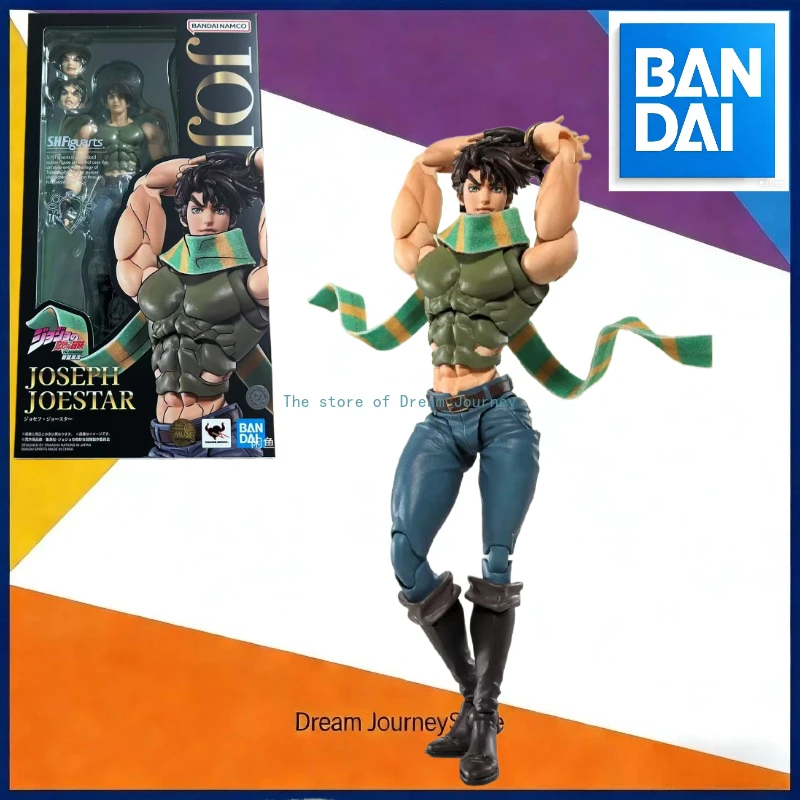 

In stock Bandai SHF JOJO's Bizarre Adventure Joseph Joestar Erqiao Battle Trend Movable