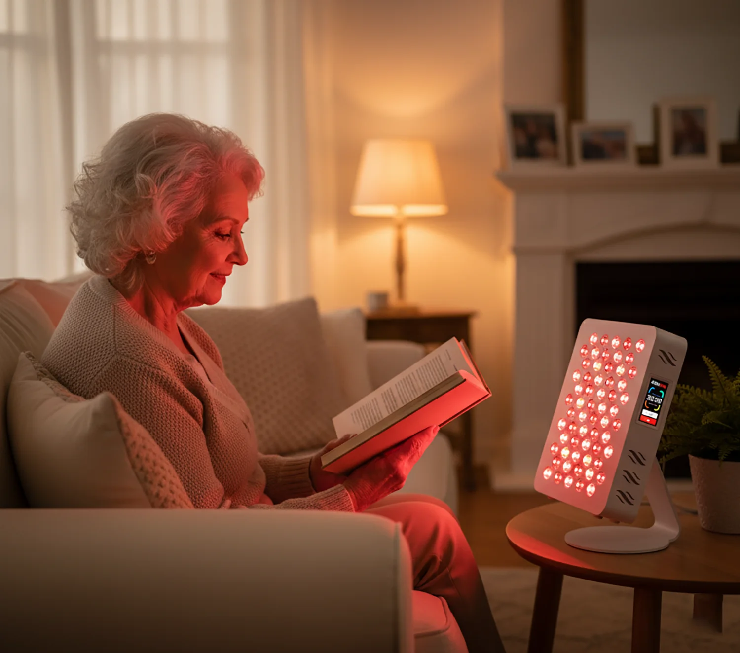 

ADVASUN ADMin обезболивающий сенсорный экран, панель для терапии красным светом, светодиодная инфракрасная светотерапия, 5 спектрамов, устройство для терапии красным светом