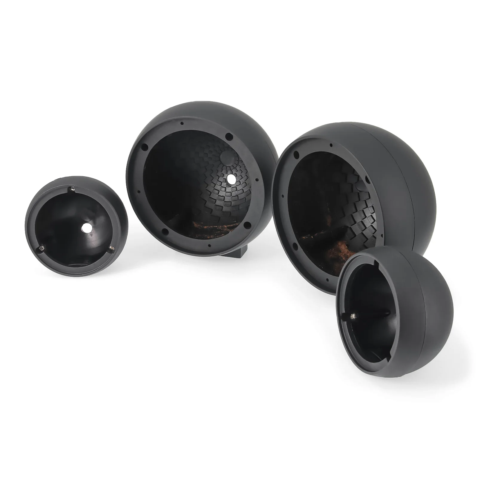 New Black Round Car Speaker Holder Cup Shell Horn Bracket With Horn Pad & Screws for Nissan Fit For Jeep car speakers housing
