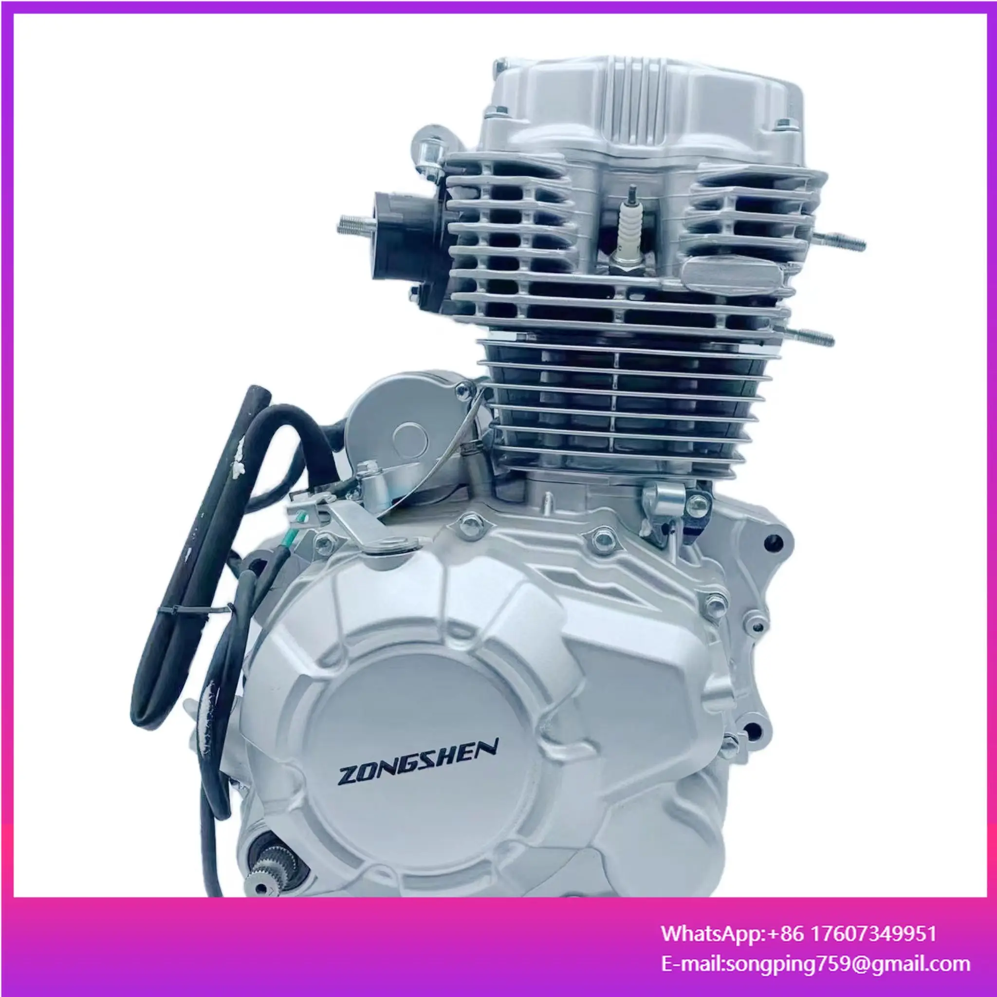 Zongshen ZS162FMJ 150cc Single Cylinder 4 Stroke CDI Air-Cooled 9.2:1 Compression Ratio New Motorcycle Engine for Cargo Tricycle