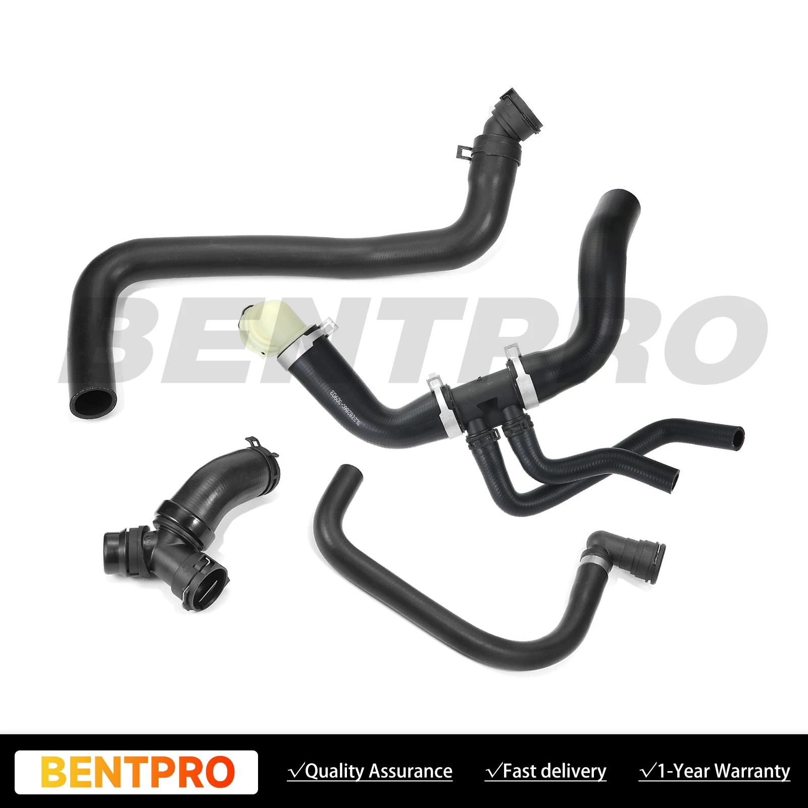 

For Ford F-150 11-14 5.0L Radiator Coolant Sets Hoses, T-Connector Kit BL3Z8286C BL3Z8C350A CL3Z8260A DR3Z8566A