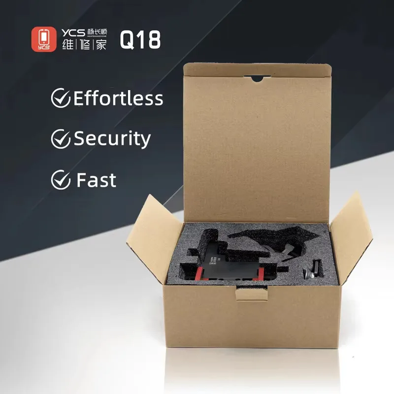 YCS Q18 อุปกรณ์ติดตั้งหน้าจอโทรศัพท์ทนความร้อน - แคลมป์ถอดชิ้นส่วน LCD พร้อมถ้วยดูดสําหรับการถอดฝาหลัง, แยกแบตเตอรี่