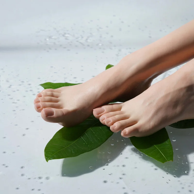 أنثى سيليكون القدم نموذج عالية محاكاة القدم الساق قالب للأقدام صنم الأحذية عرض الدعائم مجموعة فنية