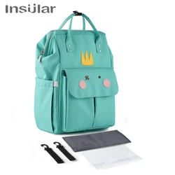 Waterproof Mummy Diaper Backpack Cartoon Design Mother Maternity Nappy Travel Bag Large Capacity Baby Care Nursing Stroller Bags