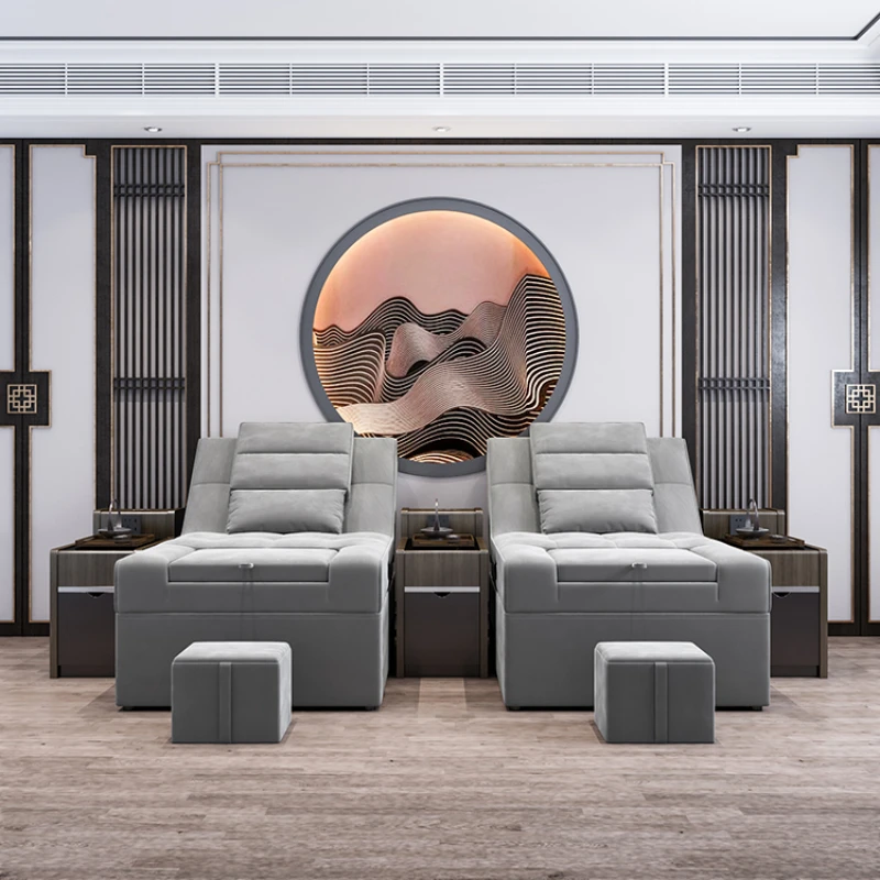 

Foot Pedicure Station Spa Chairs Comfortable Nail Salon Feet Professional Manicure Sofa Sillon De Pedicura Commercial Furniture