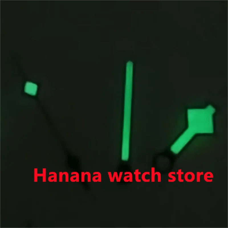 Le lancette del fiocco di neve NH35 sono luminose nere, argento e verdi abbinate ai movimenti NH35 NH36 NH37 NH38