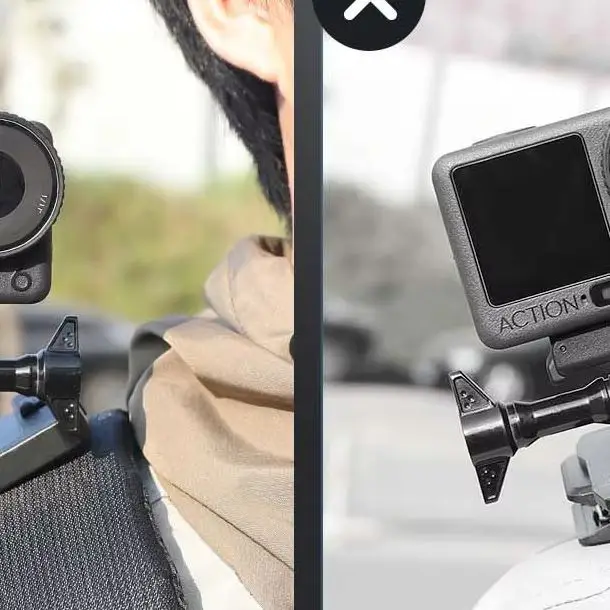 

Multifunctional Clip & Magnetic Backplate Stand for DJI Osmo Action 5/6/Pocket 3/360, Insta360 X5/Ace Pro 2