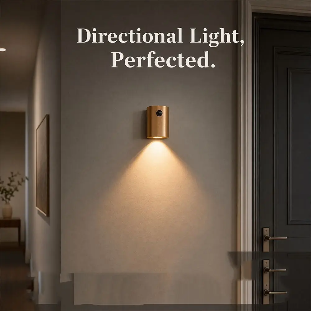 Rechargeable Human Body Sensing Wall Light Atmosphere Light Magnetic Magnetic Night Light Human Body Induction
