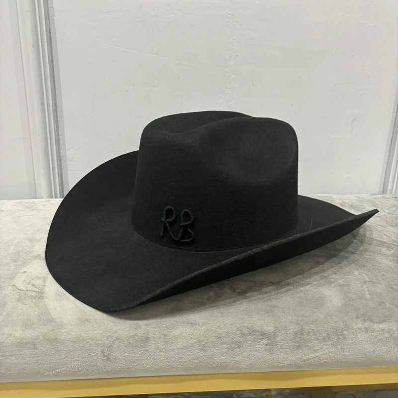 2024 new arrival RB Monogram Cowboy Hat for man and women wool panama hat