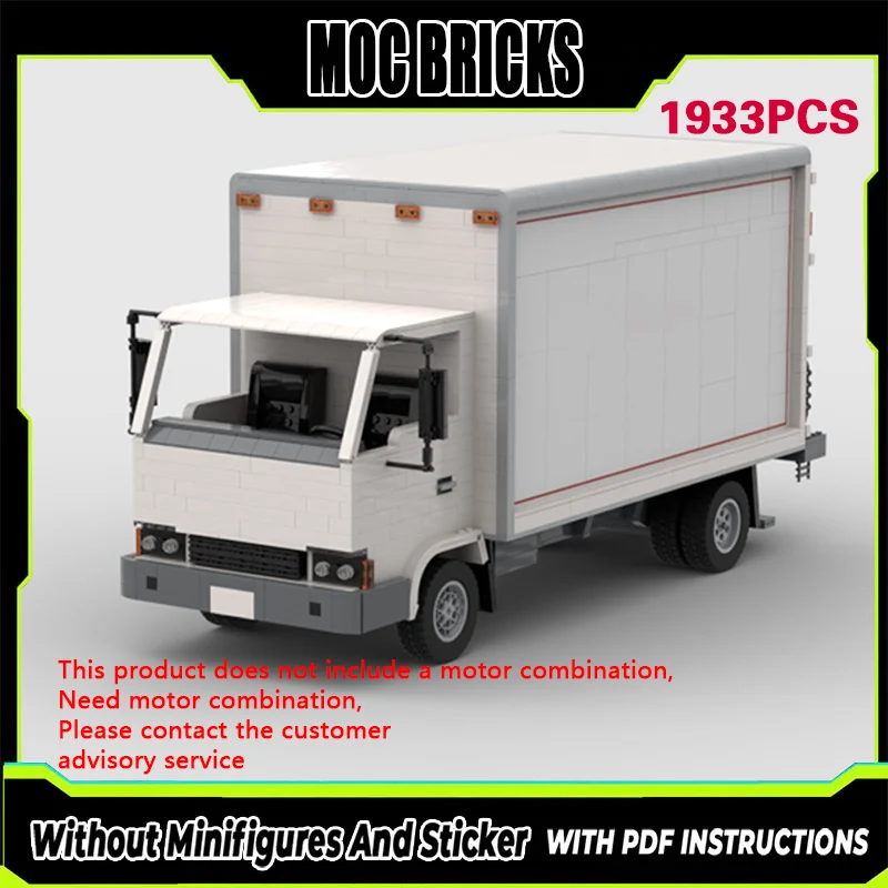 

Popular Game Model MOC Building Bricks Classic Vehicle Box Truck Modular Technology Gifts Holiday Assemble Children Toys Suit