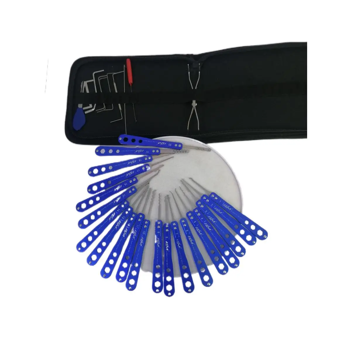 

Hot Sale Good Quality smith Practice Picking Tools 20Pcs Hook pick 20pcs Picks House Set