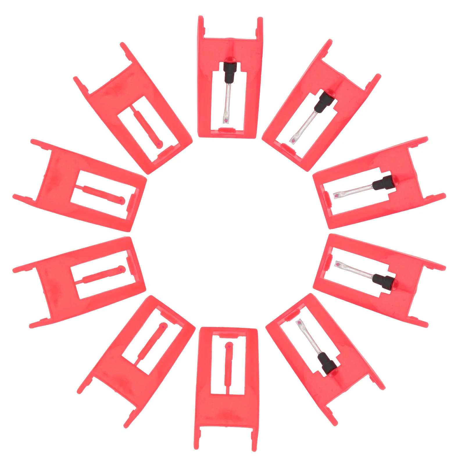 

10Pcs Record Player Stylus Needles Economic Durable No Tools Required Easy Install Stylus Needle Record Player Pickup